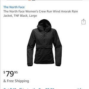 The North Face Women's Crew Run Wind Anorak